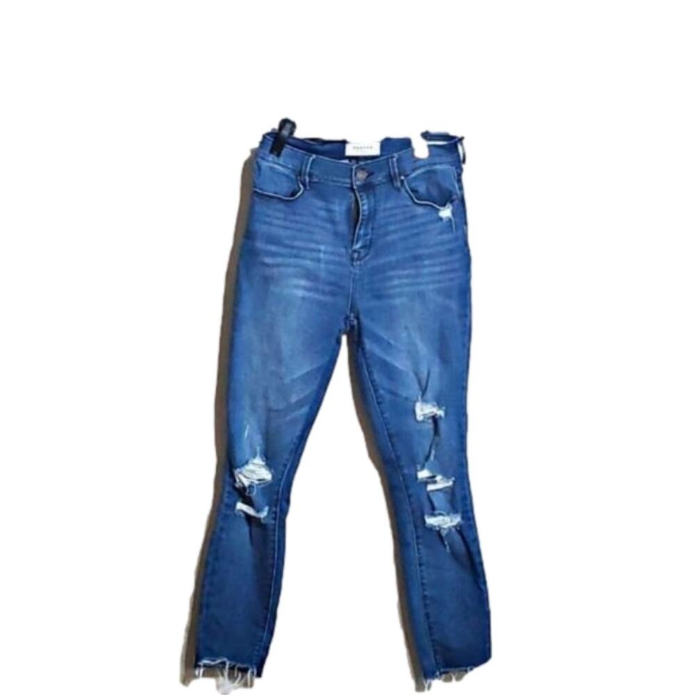 Pacsun high-rise ankle jegging distressed size 27